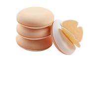 Round Powder Puff,Cosmetic Foundation Blender Sponge | Round Beauty Cosmetic Sponge for Women, Adults, Friends, Beautician
