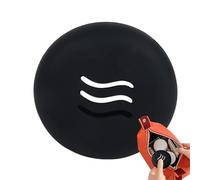 Round Powder Puff, Dust Proof Silicone Holder | Lightweight Makeup Case with Airflow Slots, Flexible Puff Organizer with Secure Closure for Cosmetic Application, On-the-Go Touch Ups and Personal Vanit