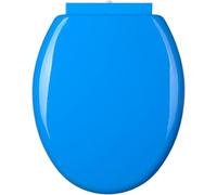 Round PP Material Toilet Seat with Lid,Quiet Soft Close Loo Seat Cover,Quick Release O-Shaped Loo Seat Cover for Easy Cleaning,Simple Top Fixing