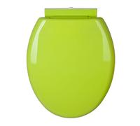 Round PP Toilet Seat with Soft Close Lid, 16.5" Quiet No Slam Color Toilet Seats Cover, Easy to Install & Clean, Adjustable Safe and Durable Plastic Toilet Seat,Yellow