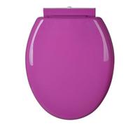 Round Pp Toilet Seat with Soft Close Toilet Lid, Quiet No Slam Color Toilet Seats Cover, Quick Release for Easy Clean, Adjustable Plastic Toilet Seat
