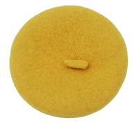 Round Princess Beret Hat Visor Hat Pet Dog Hat with Ear Holes for Small, Extra Small Dog Teddy, Pug, Chihuahua, Shih Tzu, Yorkshire Terriers, Papillon A-Yellow One Size