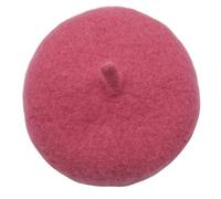 Round Princess Beret Hat Visor Hat Pet Dog Hat with Ear Holes for Small, Extra Small Dog Teddy, Pug, Chihuahua, Shih Tzu, Yorkshire Terriers, Papillon A-Rosered One Size