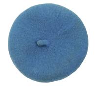 Round Princess Beret Hat Visor Hat Pet Dog Hat with Ear Holes for Small, Extra Small Dog Teddy, Pug, Chihuahua, Shih Tzu, Yorkshire Terriers, Papillon A-blue One Size