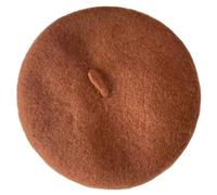 Round Princess Beret Hat Visor Hat Pet Dog Hat with Ear Holes for Small, Extra Small Dog Teddy, Pug, Chihuahua, Shih Tzu, Yorkshire Terriers, Papillon A-Brown One Size