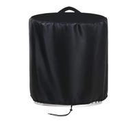Round Protective Cover for Outdoor Fireplace, Dust Cover for Fireplace, Oxford 210d Fabric, Suitable for a Diameter of 36 to 46 cm, Protective Cover for a Robust Round Campfire