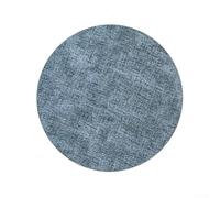 Round PU Leather Placemats | for Kitchen Dining Table | Waterproof Heat Resistant Place Mats | Easy Clean Coffee Coasters | Modern Decor | for HOMEs Office Restaurant |(Blue)