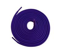 Round Purple Replacement Shoelaces 120cm x 4mm for Trainers & Sneakers - 1 Pair - Strong Polyester Strings - Universal Coloured Fit for Skate Shoes, Sports, Running & Football Boots