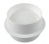 Round PVC Check Valve For Bathroom Fan Ductwork Airflow Reversal Prevention System Performance Enhancer White Sizes 80mm 100mm 110mm 120mm 150mm 200mm(120mm)