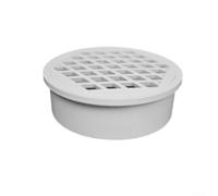 Round PVC drain pipe with built in floor drain designed for balconies, offering dense structure that resists dirt and ensures reliable drainage (110mm)
