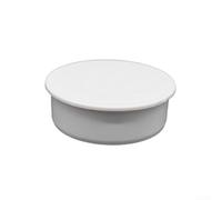 Round PVC Sewer Pipe Cap, Insert Water Stop Hose End Connector, 50-110mm Thick PVC Pipe Cap Decorative Cover, Soil Pipe Cap Insert Waste Plumbing Fittings(50mm)