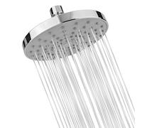 Round Rain Shower -Markcco Round High -Pressure Shower Made by ABS Material -Comfortable Shower Experience, Even if The Water Pressure is Low -can be Installed on The Wall or Ceiling