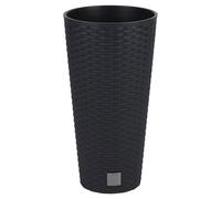 Round Rattan Elegant Tall Large Plant Pot Flower Indoor Outdoor Garden Planters