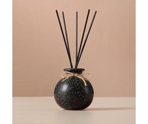 Round Reed Diffuser Vase - Black