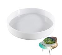 Round Resin Moulds, Large Silicone Moulds for Epoxy Resin Table Moulds for River Coffee Desk Table Clock Shape Charcuterie Board Art Home Decoration