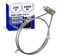 Round Resistance Heating Element for Oven 2000W for Amica | with the Original Code 8026766 8001785 - Warranty 10 Years - MONTERAL