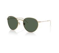 Ray - Ban RBR0103S ROUND REVERSE 001/VR Unisex Sunglasses Metal Gold Green Pantos Normal