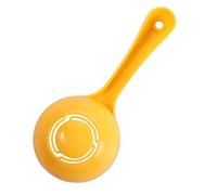 Round Rice Paddle,Non Stick Potato Food Service Spoon,Half Round Rice Scooper,Sushi Molds Serving Rice Spatula for Home Kitchen(Yellow)