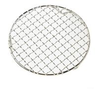 Round Roasting Steaming Cooling Rack, 201 Stainless Wire Oven Grill Sheet, for Pies Cakes Biscuits Pizza, Round Cooling Rack for Steaming/Protecting, Mirror Finish & Smooth Edge (20cm)