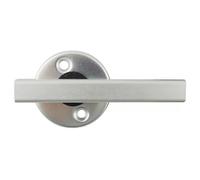 Round Rose Large Thumbturn, Privacy Lock, Interior Door, Metal, Concealed Fixing, Modern Style