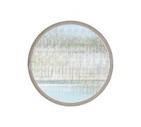 Round Rotating Glass Windows - 360° Rotatable Ventilation Aluminum Alloy Replacement Rotation Porthole Window with Tempered Opening Portlight(Natural,90cm)