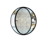 Round Rotating Glass Windows - 360° Rotatable Ventilation Aluminum Alloy Replacement Rotation Porthole Window with Tempered Opening Portlight(Burst,90cm)