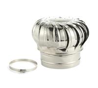 Round Rotation Flue Vent, Wind Ventilator Ball Spiral Turbo Vent For House