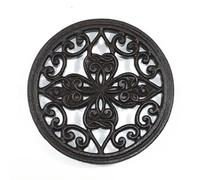 Round Round Cast Iron Trivet Protects Counters From Heat And Scratches Dinning Table Hot Dishes And Pots Holder Hot Pots Holder