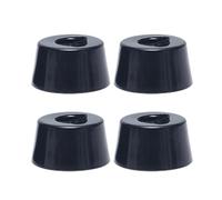 Round Rubber Feet - 4PCS Screw-On Rubber Leg Tips, Sliding Skates For Chairs, Soft Non-Slip Feet Pads For Appliances, Cabinets, Equipment | Rubbers Leg Protectors For Home Office Devices