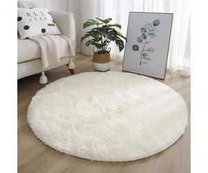 Round Rugs Bedroom Carpets Shaggy Rug Fluffy Soft Area Rug Area Rugs for Kids R