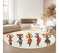 Round Rugs for Living Room 180 cm, Vintage Gothic Skull Rose Soft Carpet Anti-Skid Large Luxury Crawling, Rug Machine Washable Indoor Circle Floor Mat for Bedroom Bathroom Hallway Home Decor, Grey