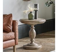 Round Rustic Side Table - Vancouver - Caspian House