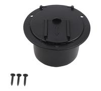 Round RV Cable Hatch Cover for Campervans Boats | This plastic hatch cover protects vehicle power cords from dust, moisture and harsh outdoor elements.