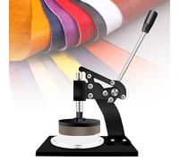 Round Sample Cutter, Hand Pressure Fabric Sampling Knife,Paper Disc Sample Cutter for 100 Sqcm Round Cloth Sample Disk, Cutting Thickness 0-10mm - Ideal for Leather, Paper Disc Sampling