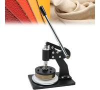 Round Sample Cutter,Portable Paper Disc Sample Cutter,Hand Pressure Round Cloth Sampling Cutters,Lade Diameter 112.84mm, 0.1-10mm Cutting Thickness for Leather Paper Disc Sampling