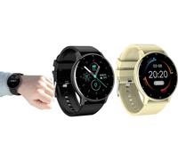 Round Screen Smartwatch: Gold