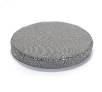 Round Seat Cushion 40/45/50cm Thickened Foam Chair Pad for Garden Non Slip Linum Seat Pillow for Dining & Patio Furniture Country House Style Comfortable Support