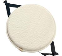 Round Seat Cushion, Soft Breathable Chair Pad with Anti-Slip Design, 3cm High-Elastic Foam Seat Cushion for Dining Office Bar Chairs, Multiple Sizes(14,2pcs:33cm/13in)