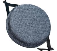Round Seat Cushion, Soft Breathable Chair Pad with Anti-Slip Design, 3cm High-Elastic Foam Seat Cushion for Dining Office Bar Chairs, Multiple Sizes(15,2pcs:30cm/12in)
