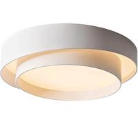 Round Semi Flush Mount Chandelier - Boho Ceiling Light Compatible with Living Room Bedroom Hallway, Indoor Decorative Ceiling Lamp,Kitchen Light