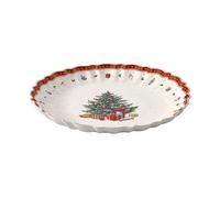 Round Serving Bowl - Villeroy & Boch 45.7cm Red Porcelain Toys Delight