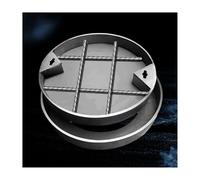 Round Sewage Basin Cover for Sidewalks and Lawns, Embedded Invisible Design, Durable Construction