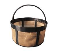 Round Shape 12 Cup Coffee Filter Replacement Part Stainless Steel Meshes Construction Espresso Screen and Stainless Steel Coffee