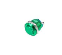 Round Shape 16mm IP67 Metal Push Button Switch Waterproof Self-reset Momentary Switch(Green)