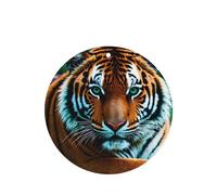 Round Shape Car Air Fresheners Tiger'S Gaze Pattern 6 Pcs Car Aromatherapy Tablets For Car Wardrobe Shoe Cabinet Eliminate Odors