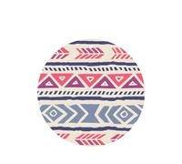 Round Shape WZYWHJ Plain geometric floral pattern prints Car Fragrance 6-piece Set Hanging Fragrance Card Car Air Freshener