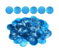 Round Shell Fragments, 100 Pieces DIY Charms for Crafts, Natural Shell Pendants | for Hobbists Artists Women Girls Students Art Wedding Party Creative Room Home Labor