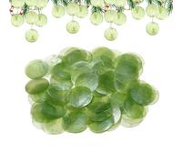 Round Shell Fragments - 100 Pieces DIY Home Decoration | Natural Shell Pendants | for Women Art Students Adults Hobbists Beginners Weddings Parties Home Studio Creative