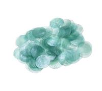 Round Shell Fragments - 100 Pieces DIY Home Decoration, Shell Connector from Beads and - For Hobbists Artists Women Girls Students Art Wedding Party Creative Room C