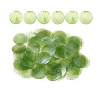 Round Shell Pieces | 100 Pieces DIY Craft Charms | Shell for Wind Chime | For Women Students Art Adults Beginners Wedding Home Craft Room Studio